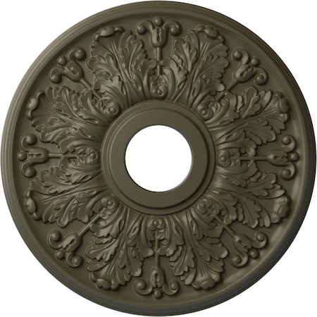 Ekena Millwork Apollo Ceiling Medallion (Fits Canopies up to 5 5/8"), 16 1/2"OD x 3 5/8"ID x 1 1/8"P, Witch Hazel CM16APWHF